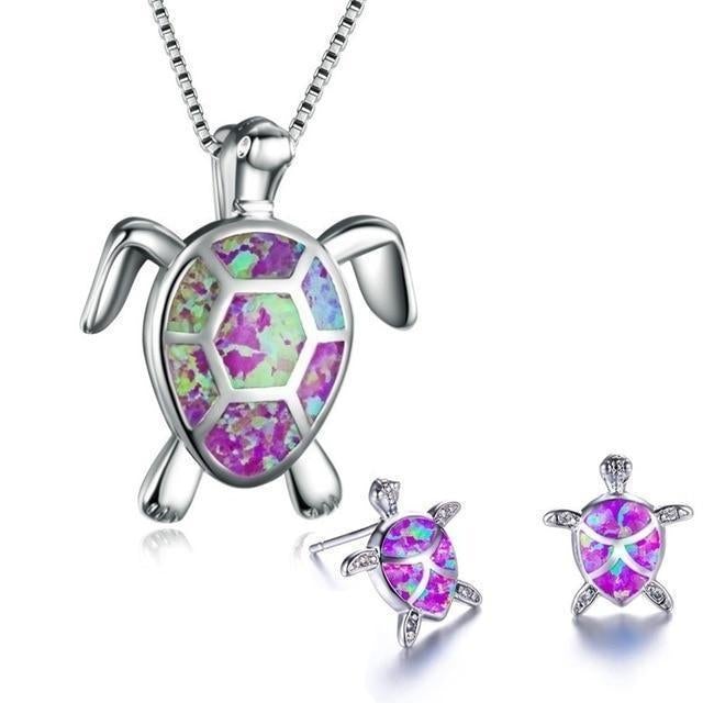 OpalWave™ | Sea Turtle Jewellery Set