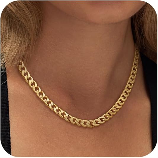 Cavaro™ | Thick Cuban Link Gold Necklace