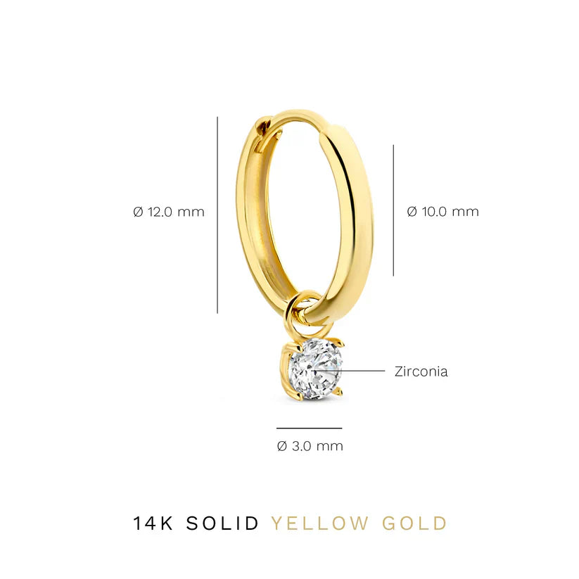 Larmes™ | Golden Stone Earring Set