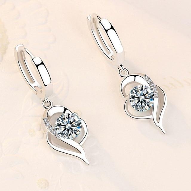 Gleam™ | Silver Zirconia Earrings